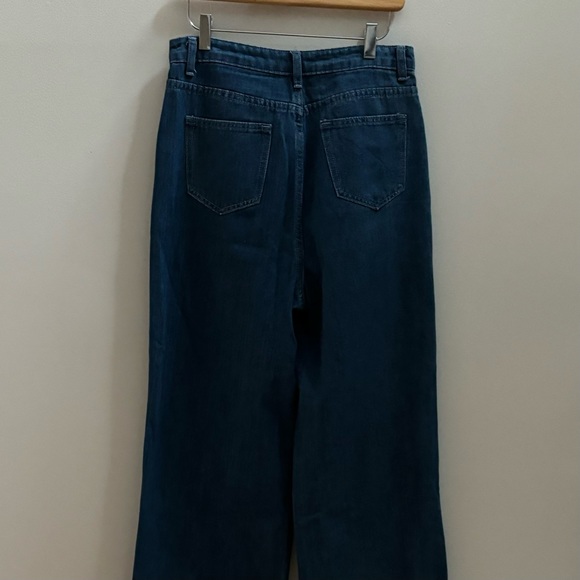 Pretty Little Things Baggy Denim Jeans Size 6 - Picture 3 of 5